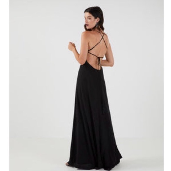 BCBGMaxAzria Dresses & Skirts - BCBGMAXAZRIA Tomas Open Back Evening Dress